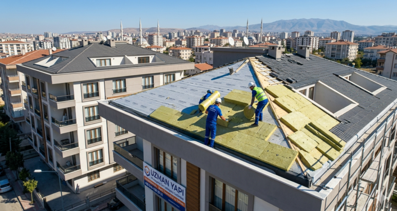 Gaziantep profesyonel çatı izolasyonu ve enerji tasarrufu uygulaması